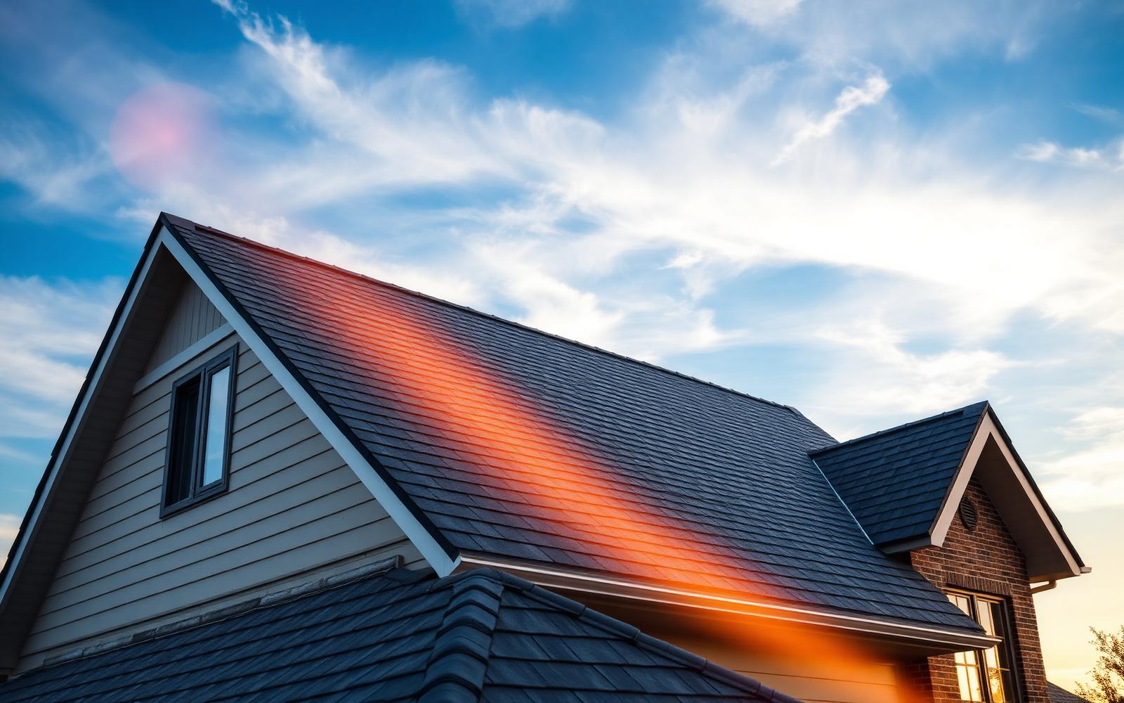 Newly installed asphalt shingle roof on a home in Baldwin County, Alabama
